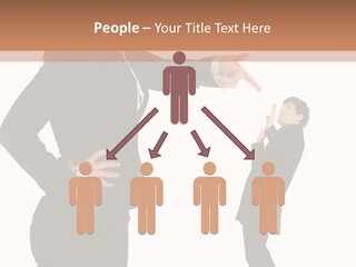 Business Anger Girl PowerPoint Template