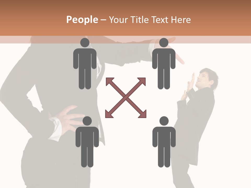 Business Anger Girl PowerPoint Template