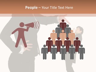 Business Anger Girl PowerPoint Template