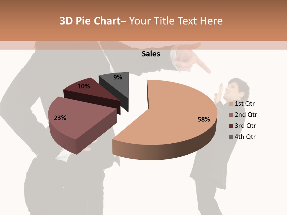 Business Anger Girl PowerPoint Template