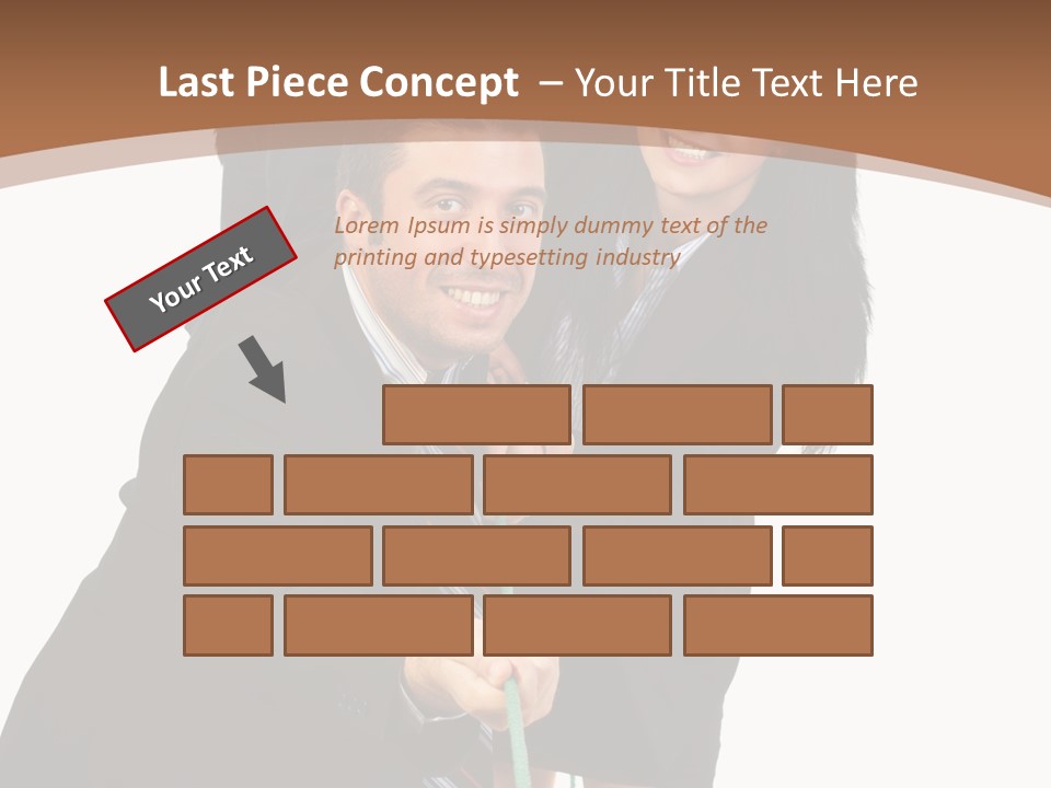 Persons Smile Confidence PowerPoint Template