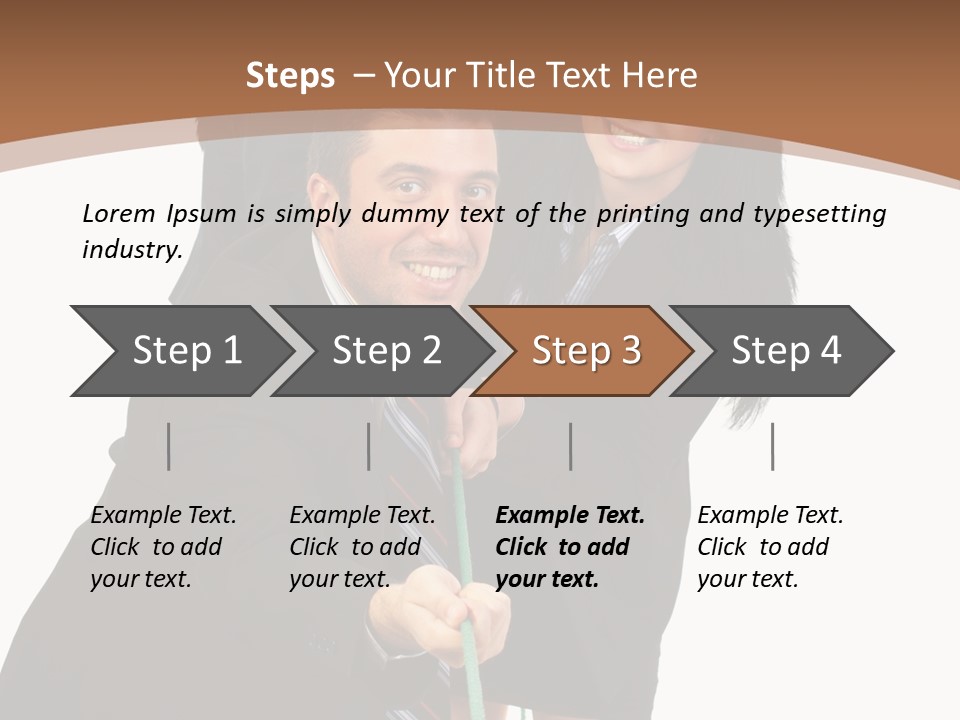 Persons Smile Confidence PowerPoint Template