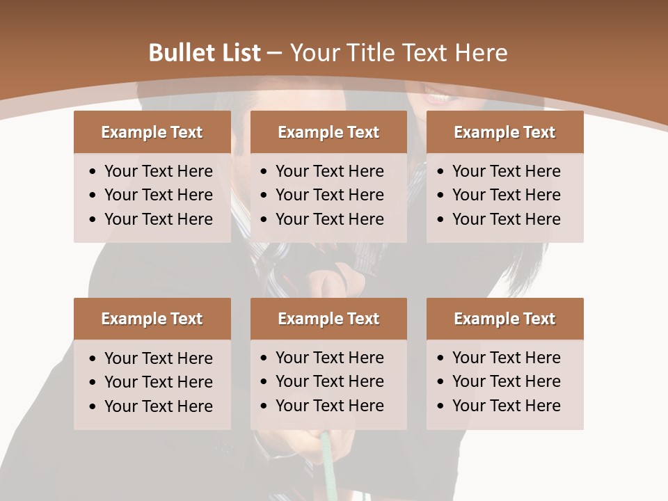 Persons Smile Confidence PowerPoint Template