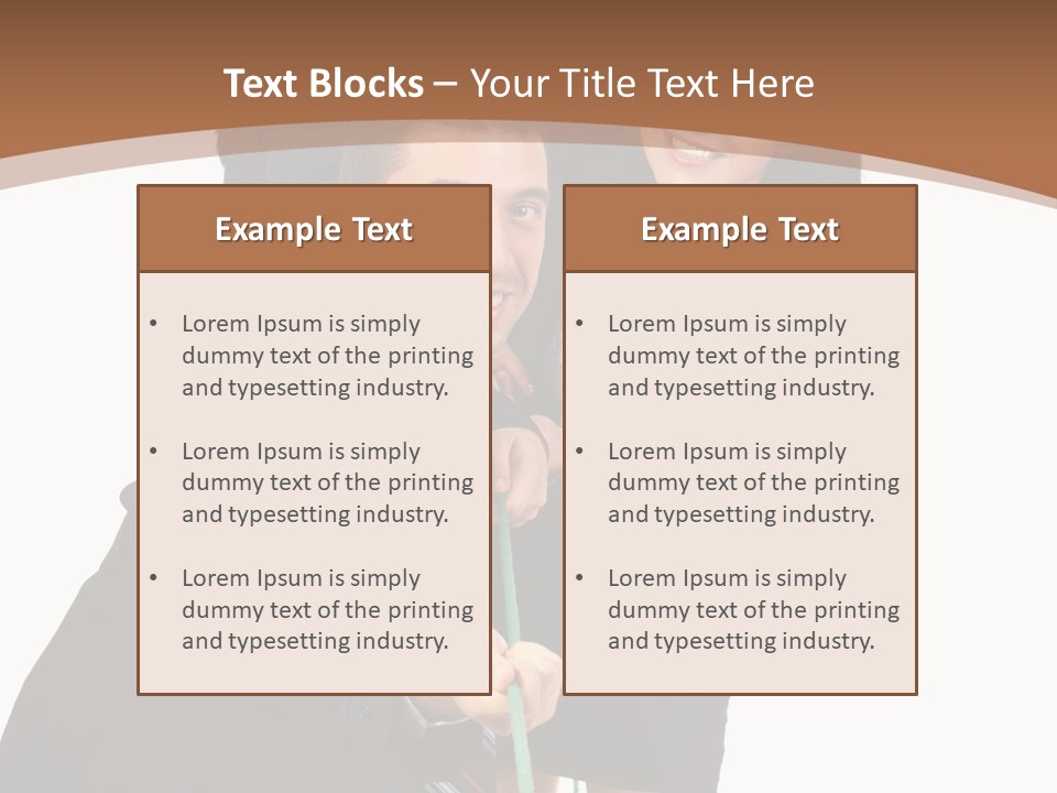Persons Smile Confidence PowerPoint Template