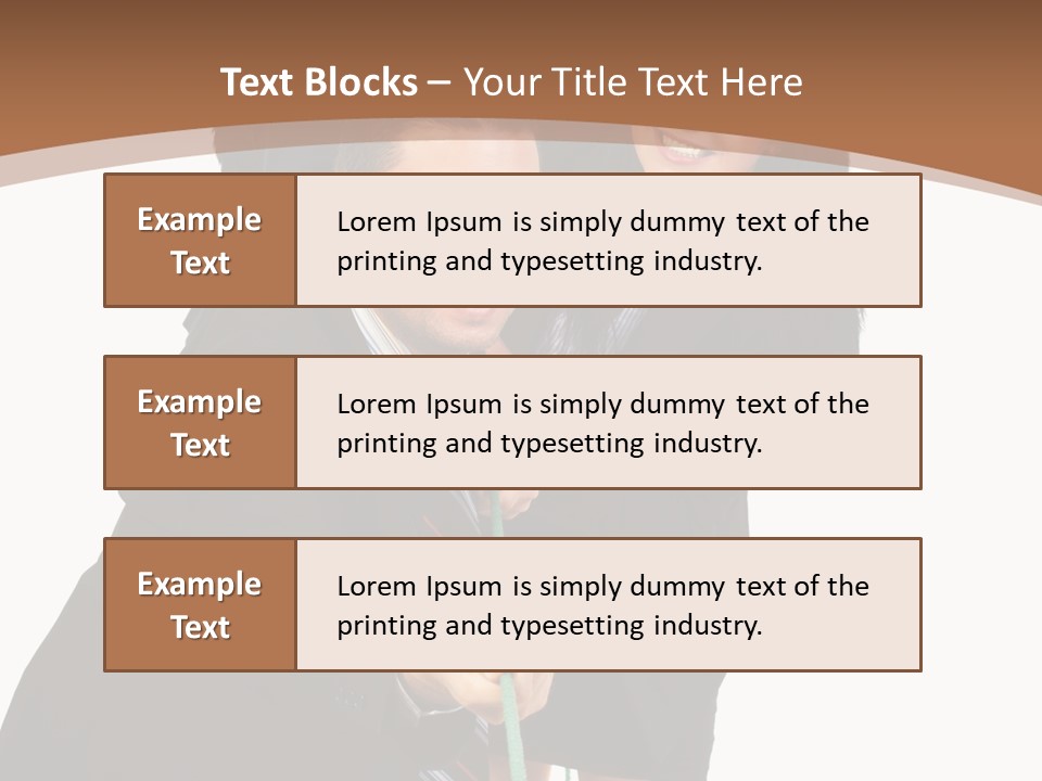 Persons Smile Confidence PowerPoint Template