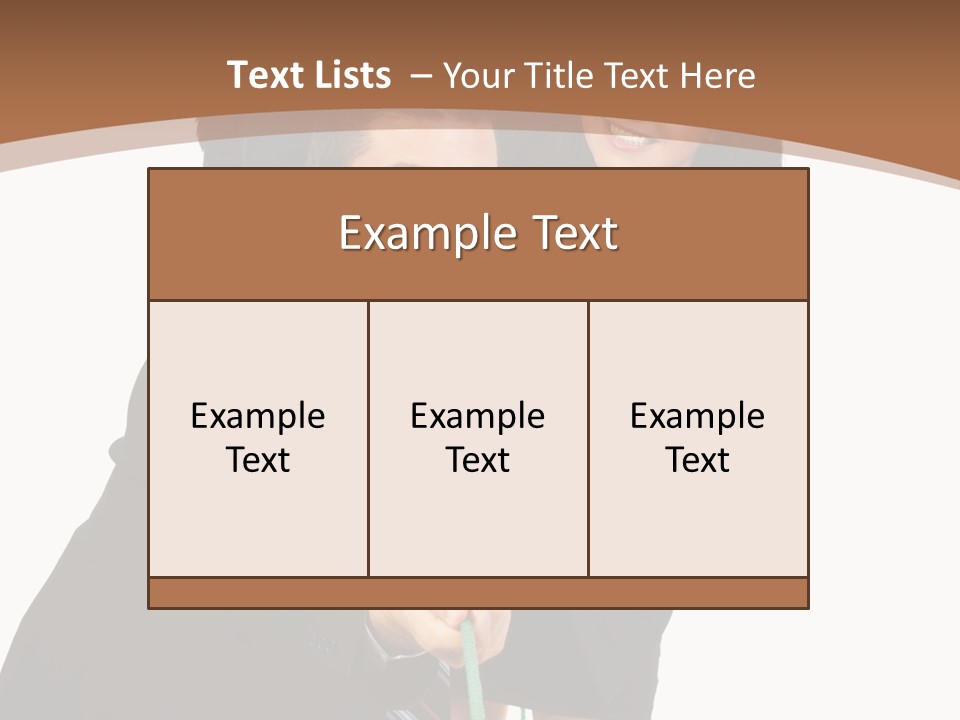 Persons Smile Confidence PowerPoint Template