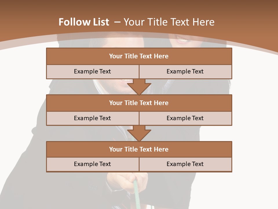 Persons Smile Confidence PowerPoint Template