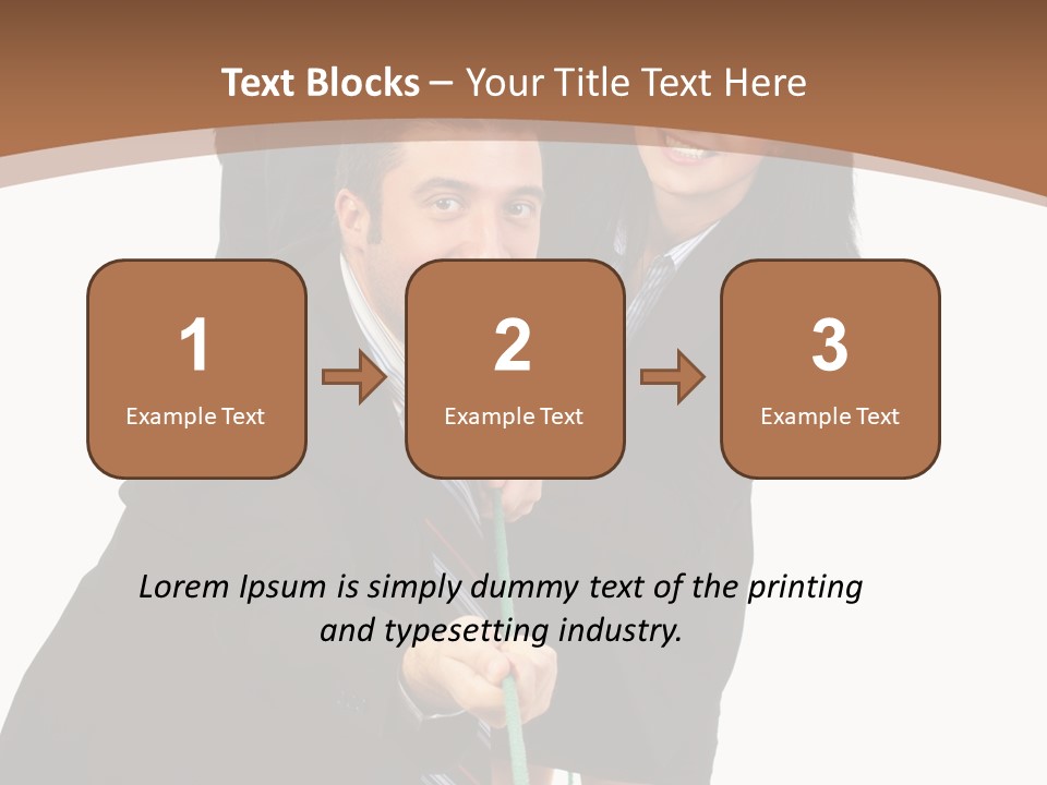 Persons Smile Confidence PowerPoint Template