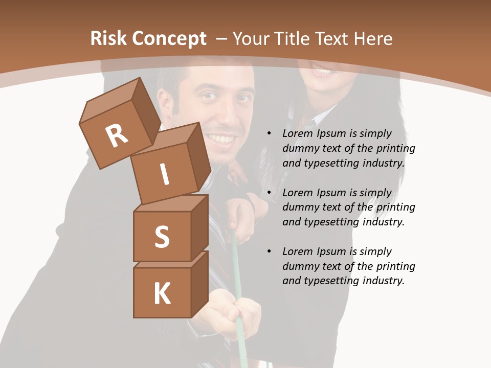 Persons Smile Confidence PowerPoint Template