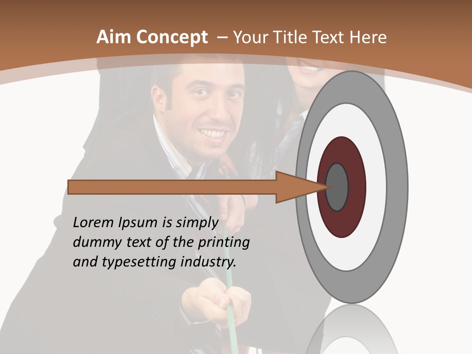 Persons Smile Confidence PowerPoint Template