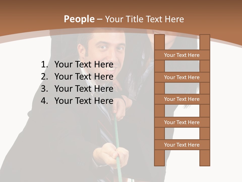 Persons Smile Confidence PowerPoint Template