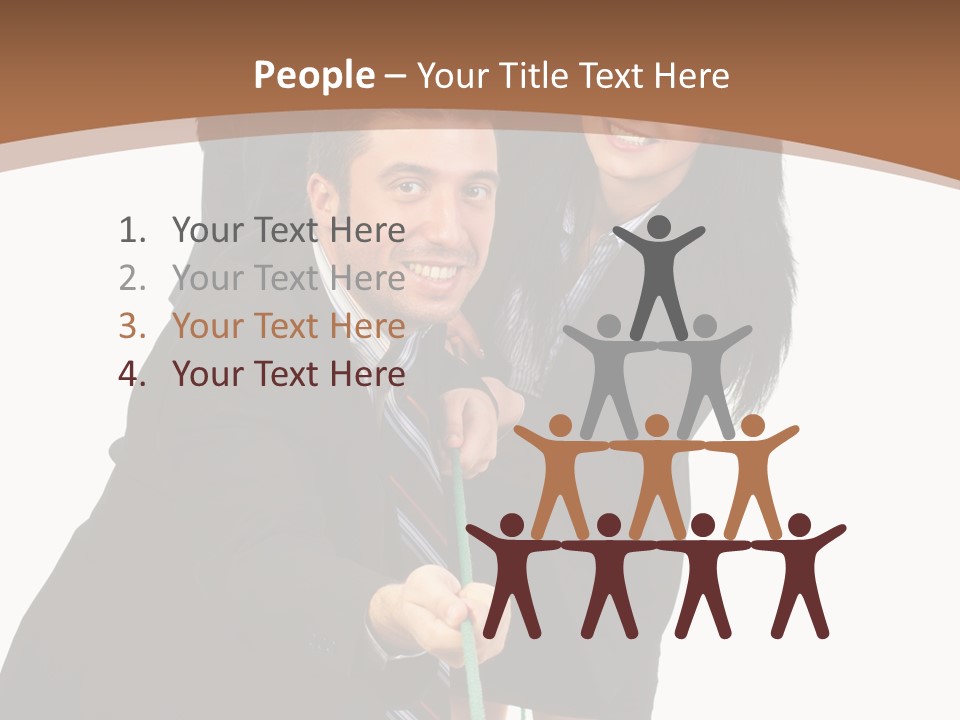 Persons Smile Confidence PowerPoint Template