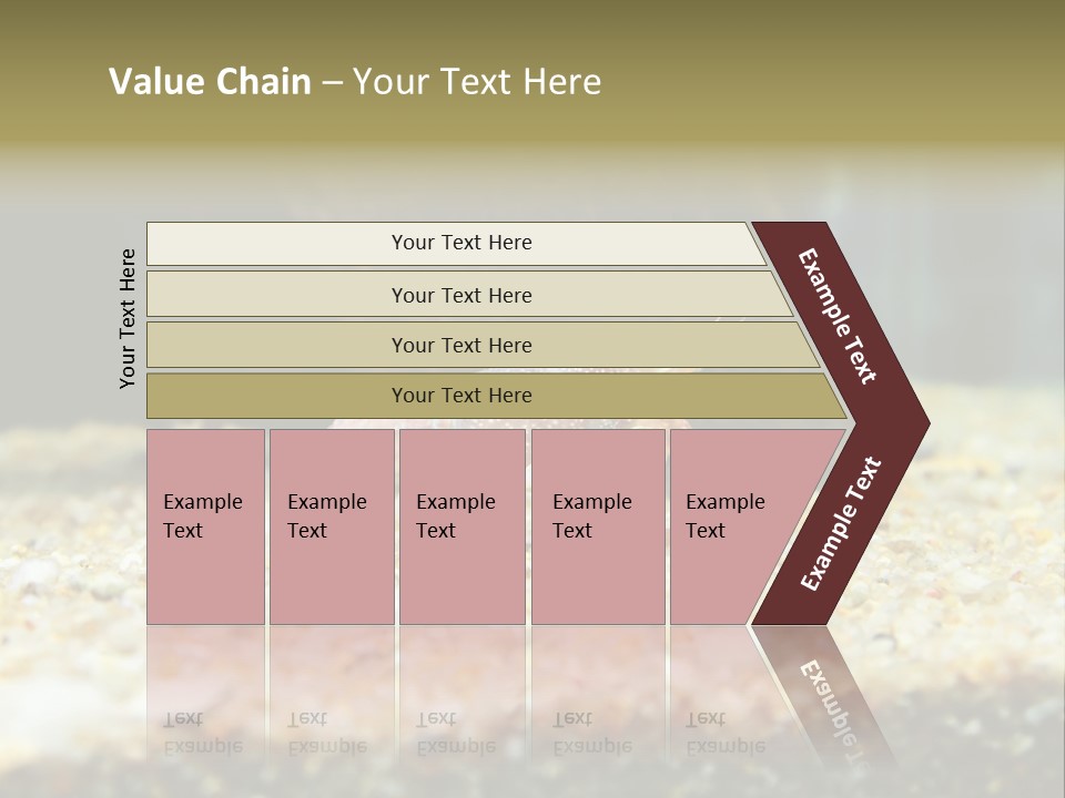 Food Cambarellus Orange PowerPoint Template