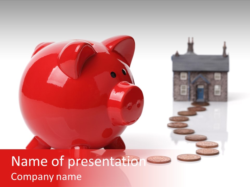 Path Pig Banking PowerPoint Template