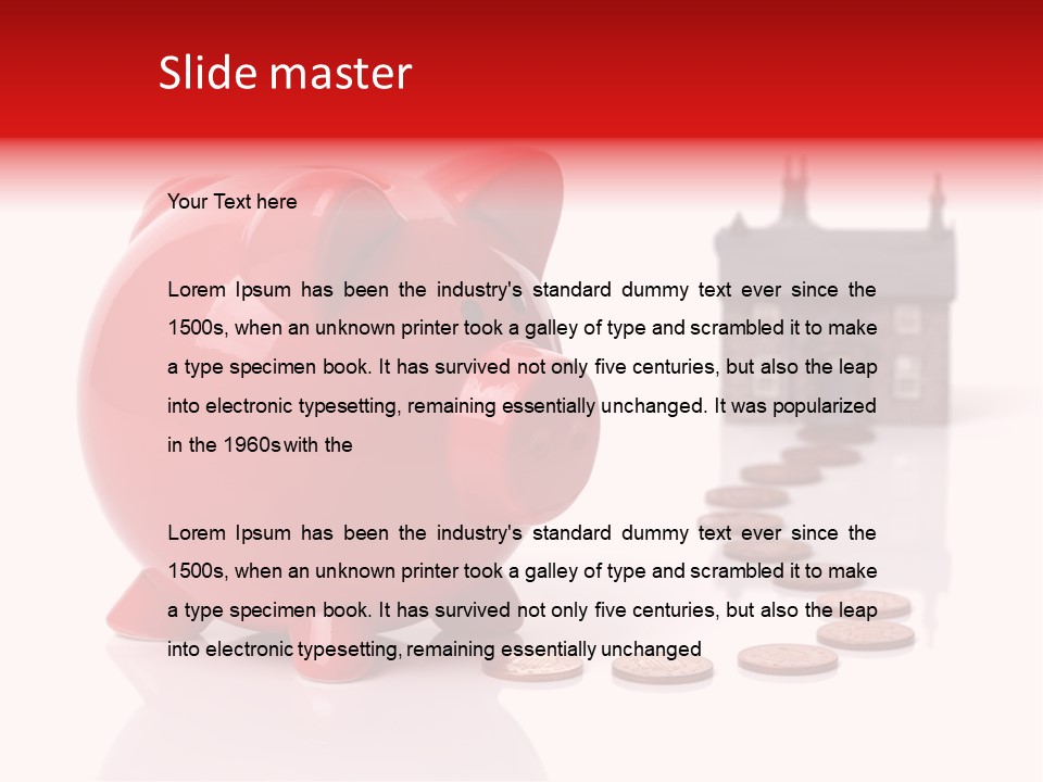 Path Pig Banking PowerPoint Template