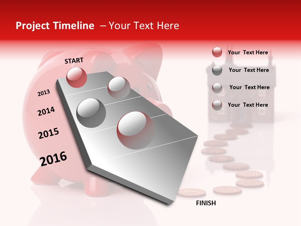 Path Pig Banking PowerPoint Template