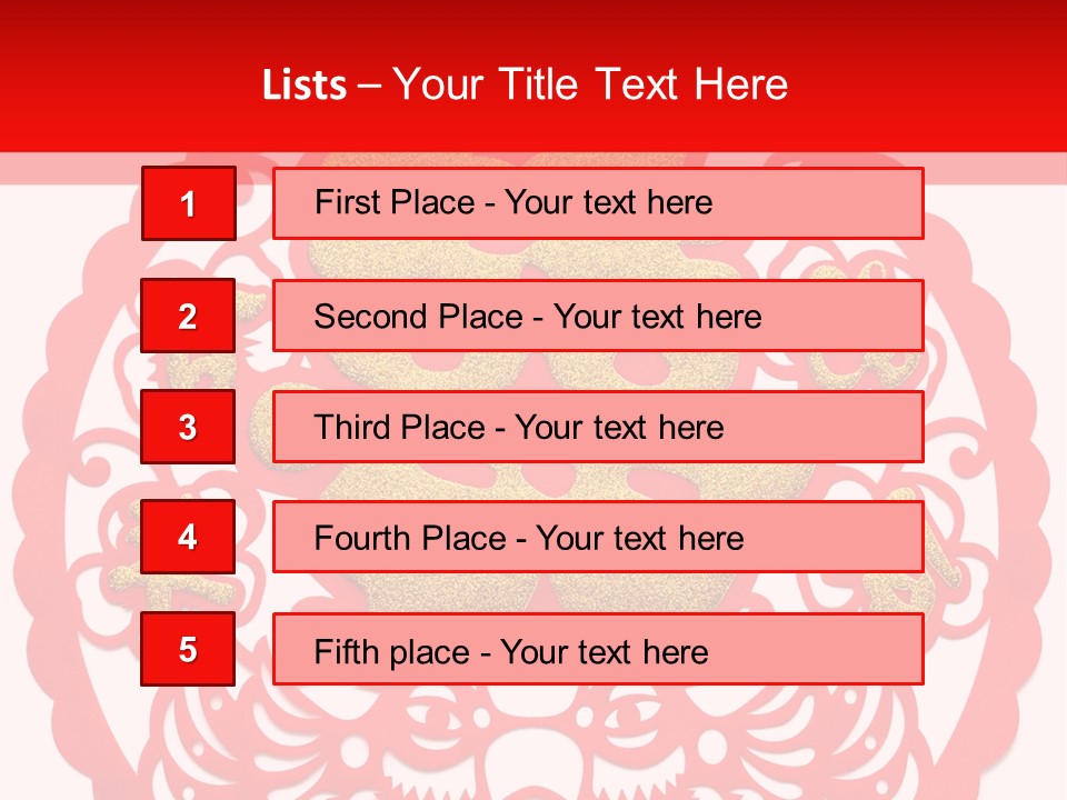 Decoration Happy Beautiful PowerPoint Template
