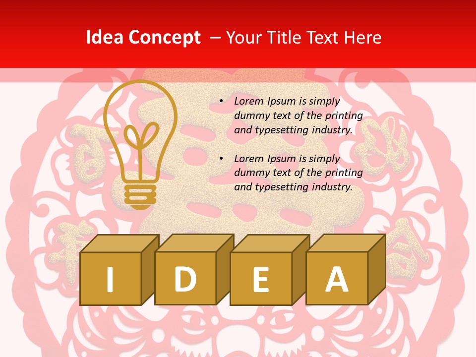 Decoration Happy Beautiful PowerPoint Template