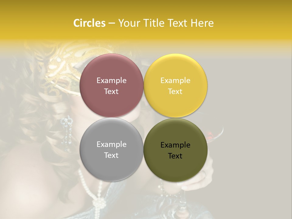 Businessman Hand Speech PowerPoint Template