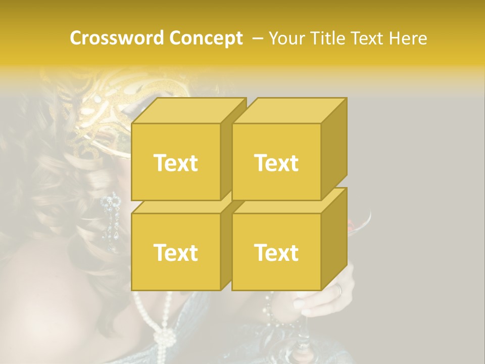 Businessman Hand Speech PowerPoint Template