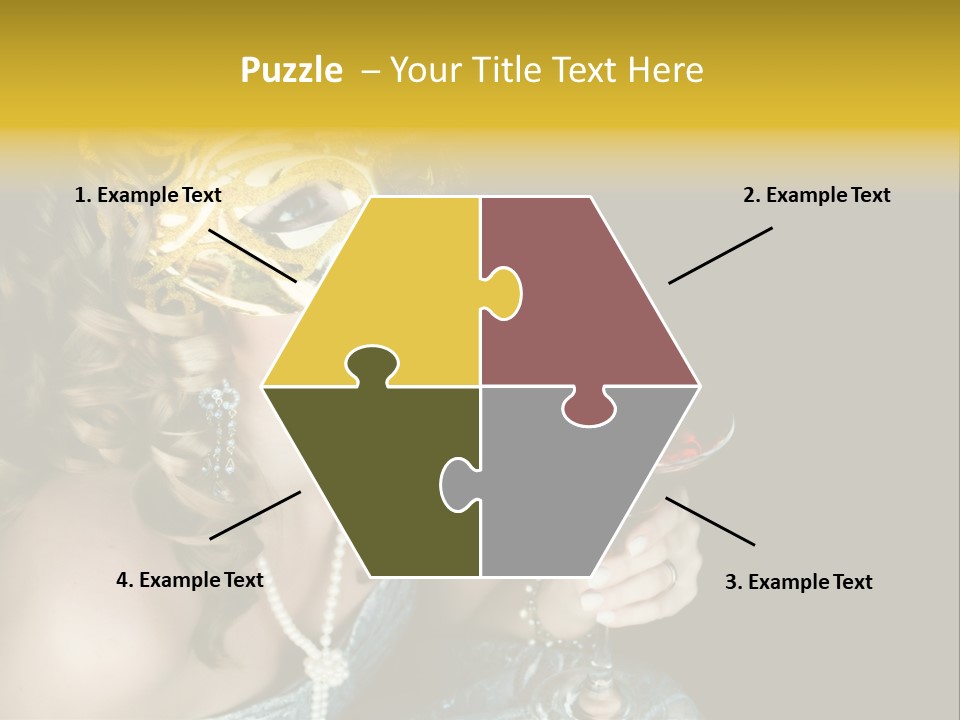 Businessman Hand Speech PowerPoint Template