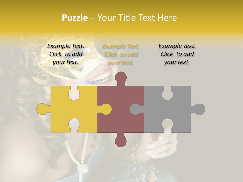 Businessman Hand Speech PowerPoint Template