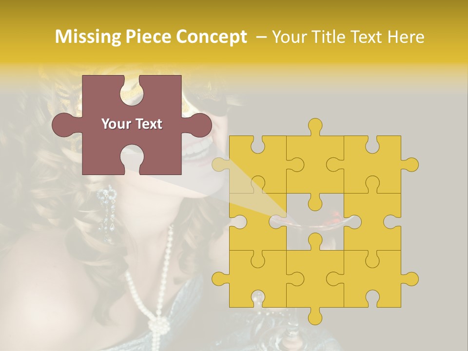 Businessman Hand Speech PowerPoint Template