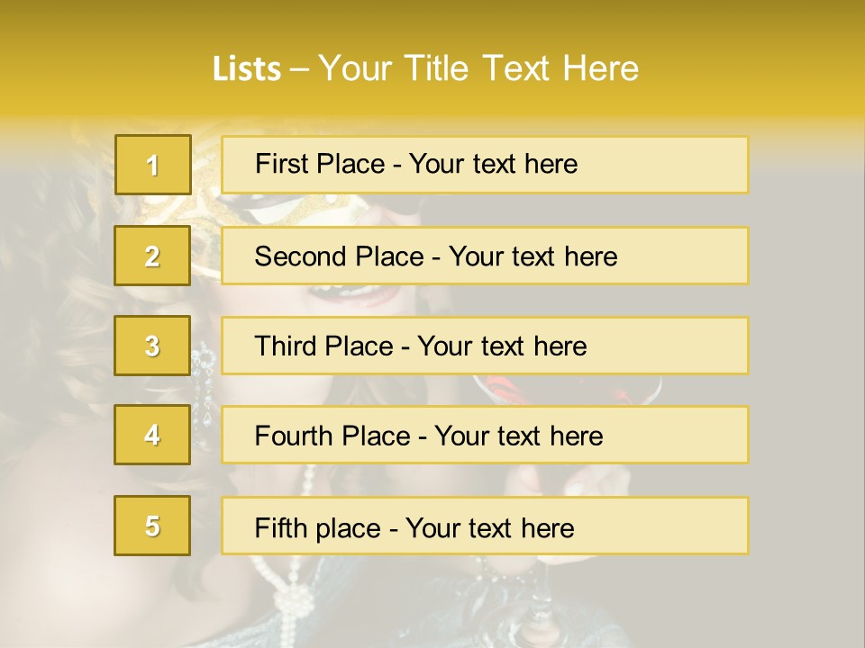 Businessman Hand Speech PowerPoint Template