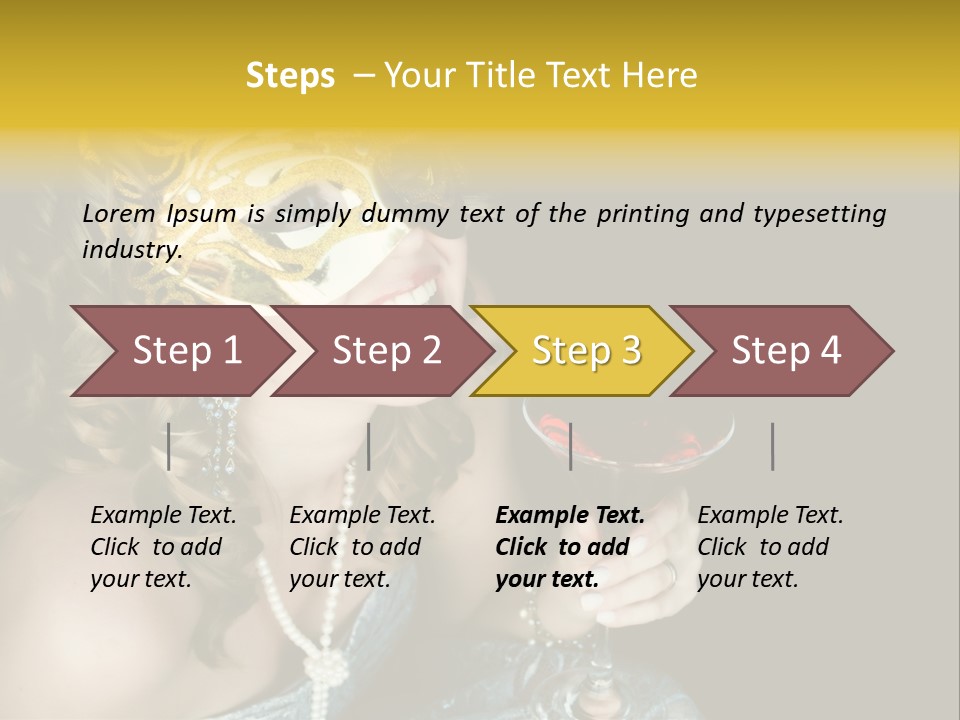 Businessman Hand Speech PowerPoint Template