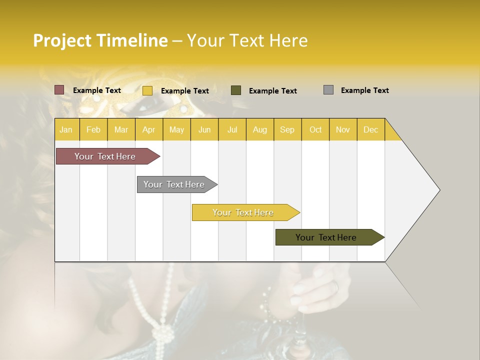 Businessman Hand Speech PowerPoint Template