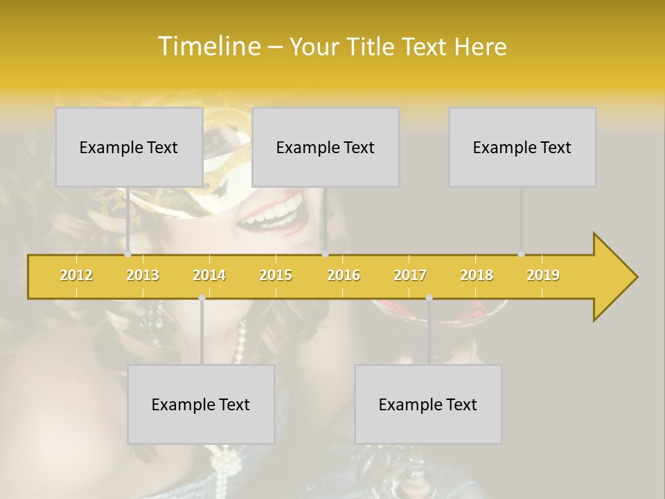 Businessman Hand Speech PowerPoint Template