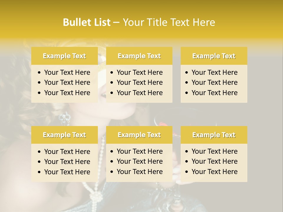 Businessman Hand Speech PowerPoint Template