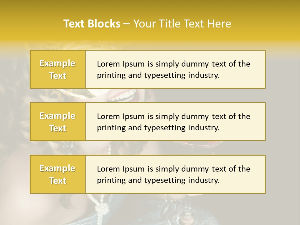 Businessman Hand Speech PowerPoint Template