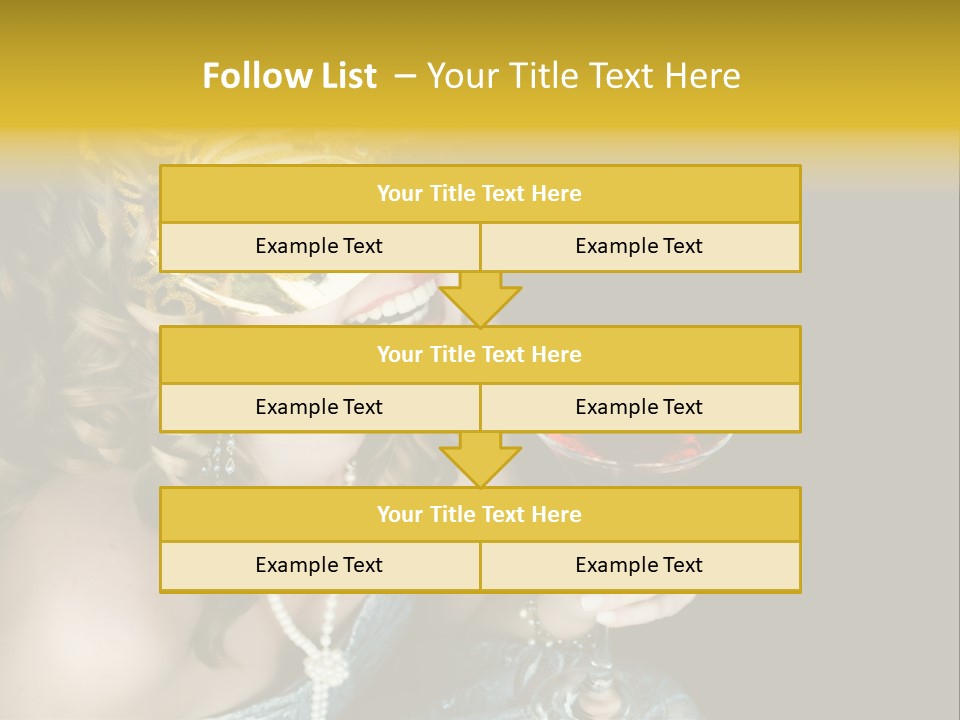 Businessman Hand Speech PowerPoint Template