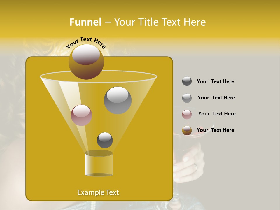 Businessman Hand Speech PowerPoint Template