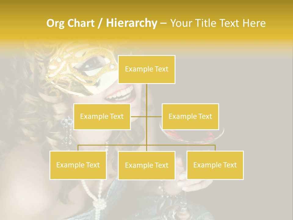 Businessman Hand Speech PowerPoint Template