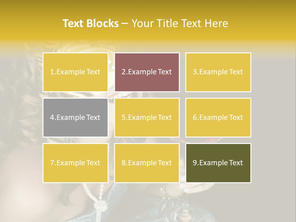 Businessman Hand Speech PowerPoint Template