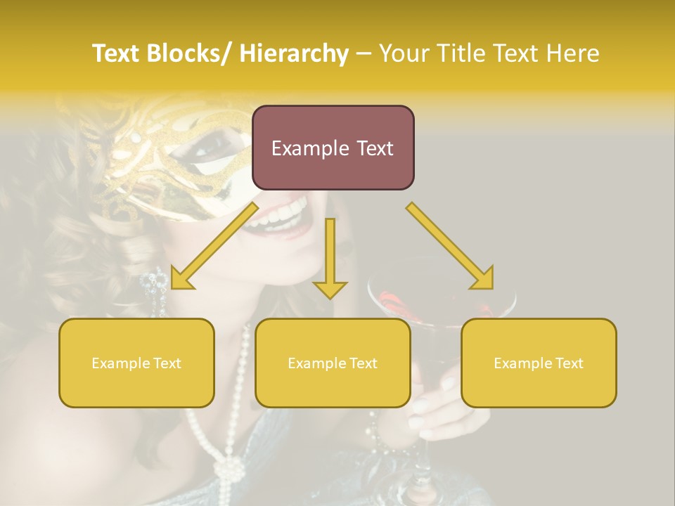 Businessman Hand Speech PowerPoint Template