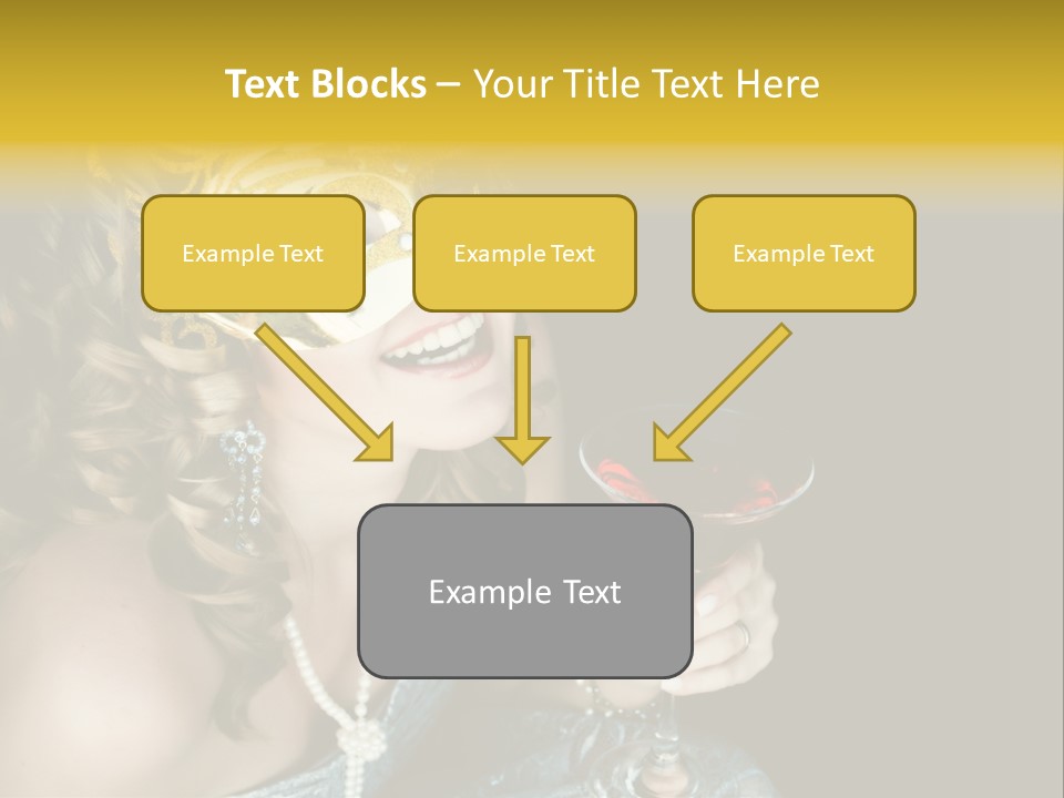 Businessman Hand Speech PowerPoint Template