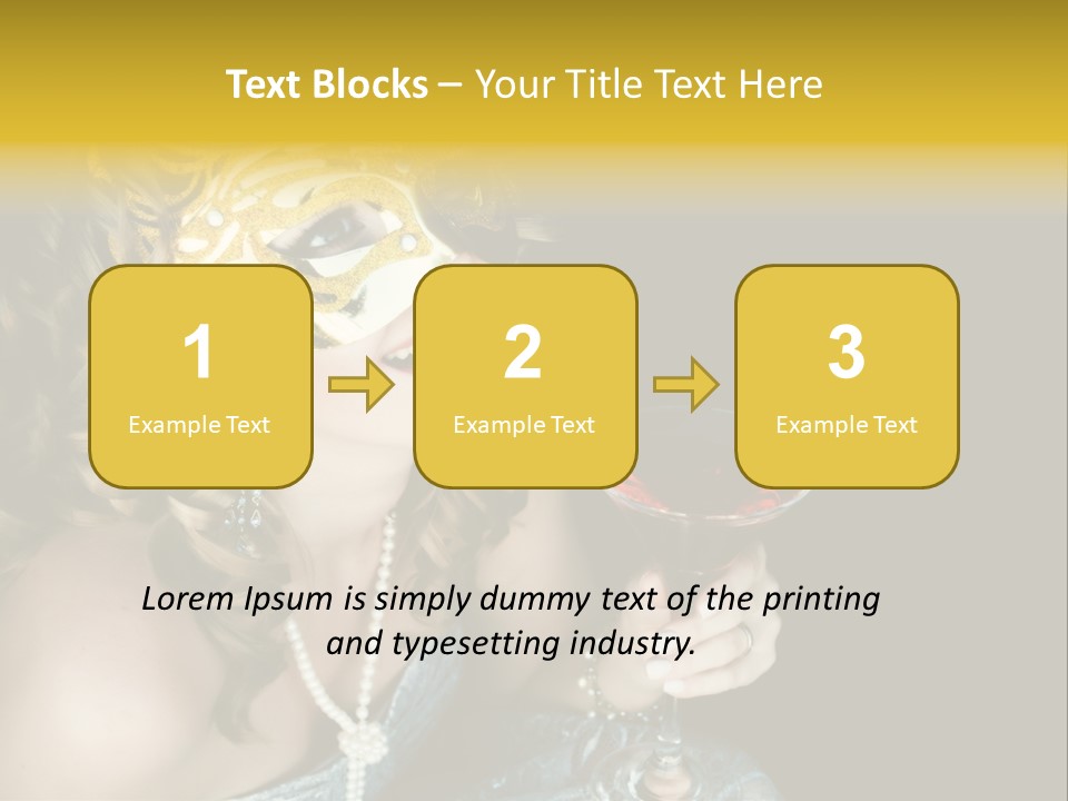 Businessman Hand Speech PowerPoint Template