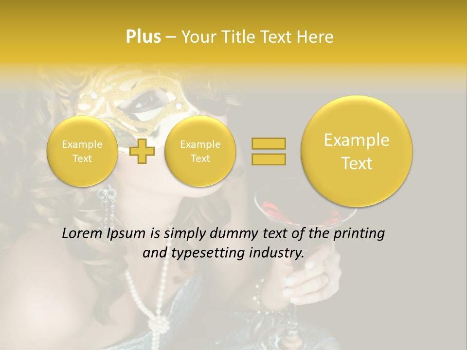 Businessman Hand Speech PowerPoint Template