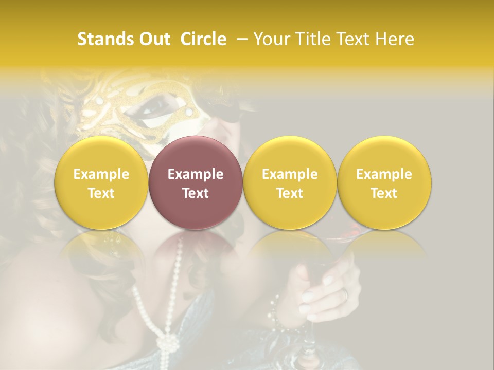 Businessman Hand Speech PowerPoint Template