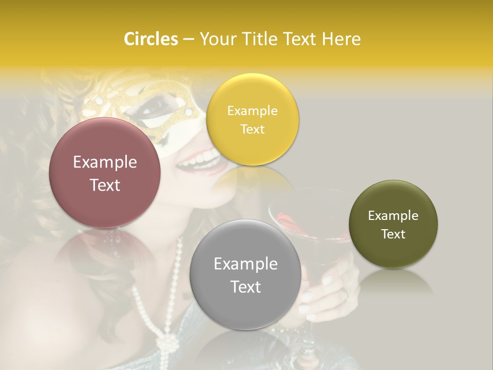 Businessman Hand Speech PowerPoint Template