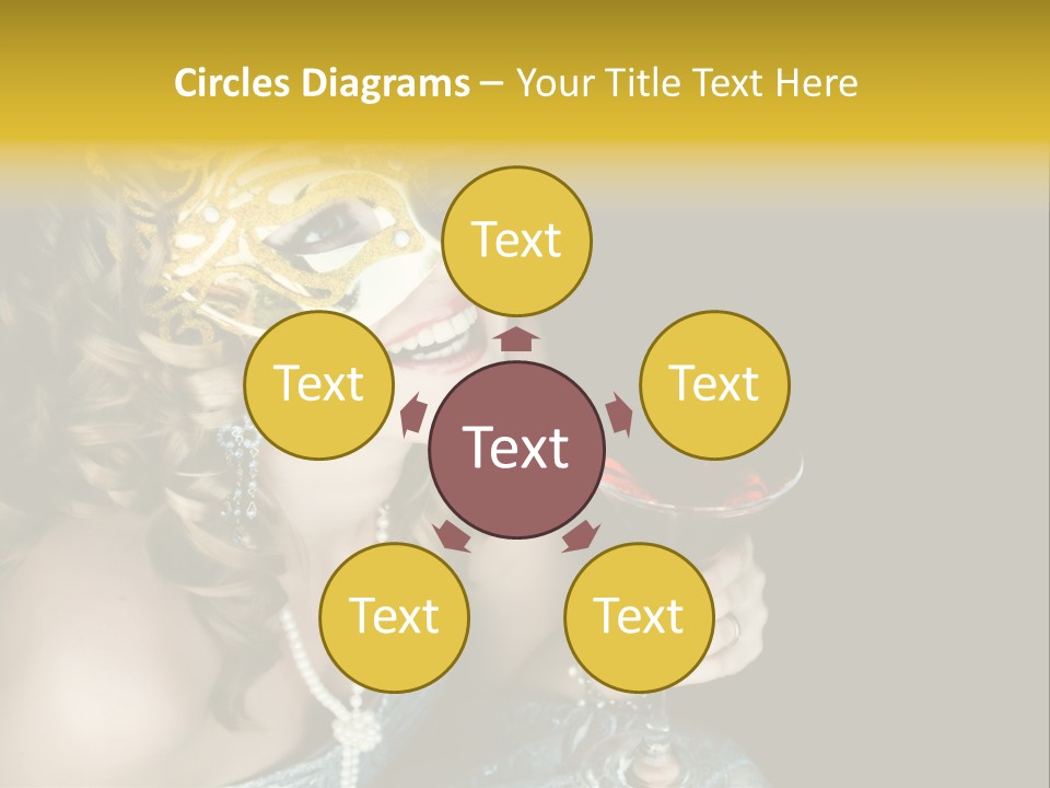 Businessman Hand Speech PowerPoint Template