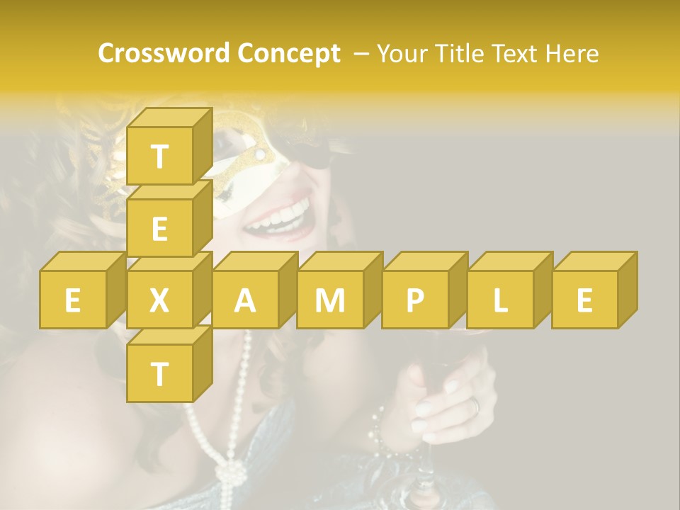 Businessman Hand Speech PowerPoint Template