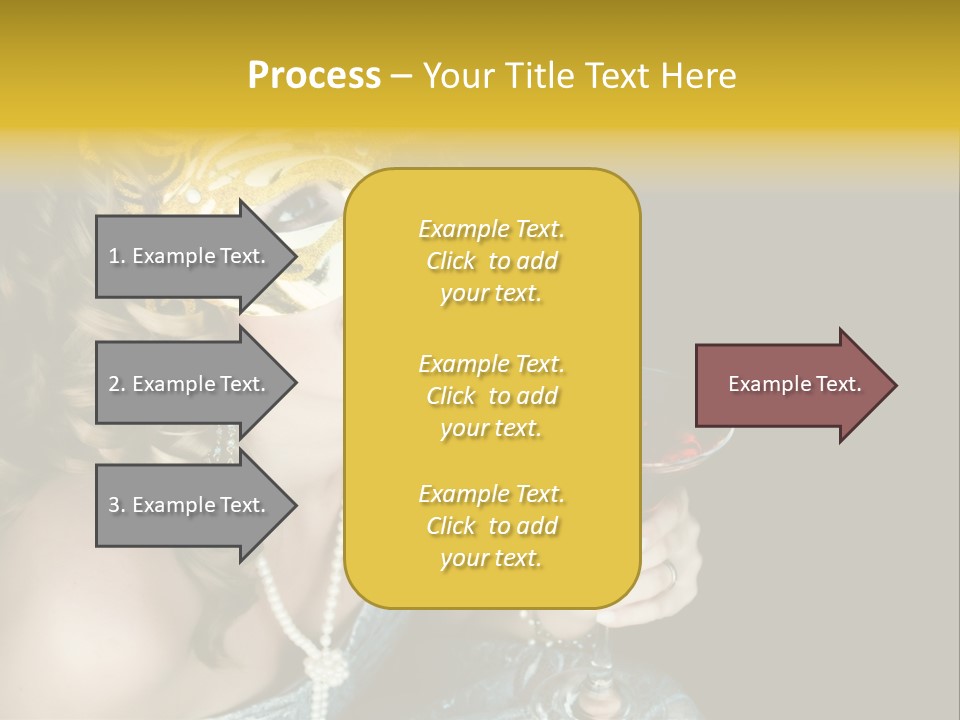 Businessman Hand Speech PowerPoint Template