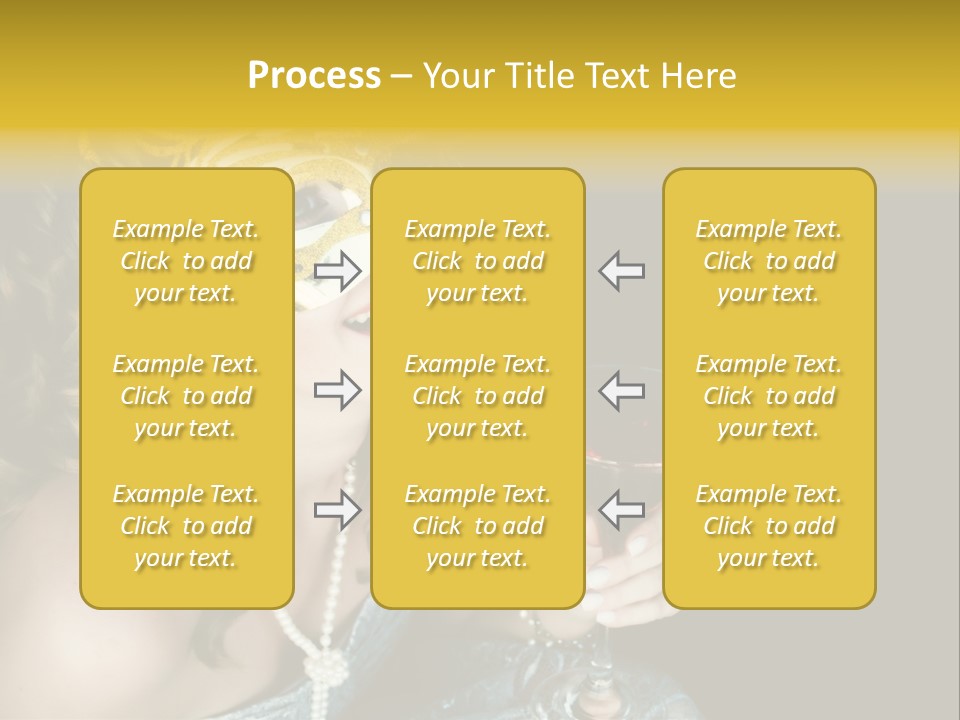 Businessman Hand Speech PowerPoint Template
