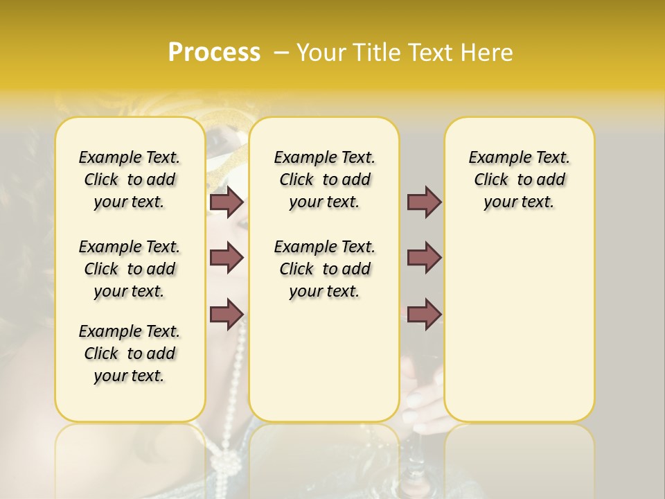 Businessman Hand Speech PowerPoint Template