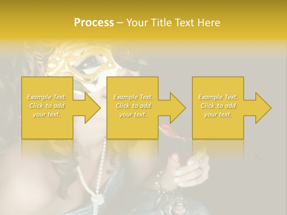 Businessman Hand Speech PowerPoint Template