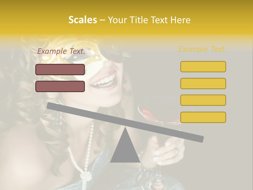 Businessman Hand Speech PowerPoint Template